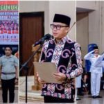 Bupati Delis Kukuhkan Paskibraka Morut 2023