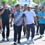 Pj Wali Kota Palopo Asrul Sani dan Masyarakat Olahraga Bersama di Car Free Day Titik Nol Kilometer