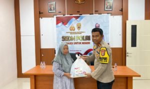 Jelang Rakor SDM dan PNS Polri 2023, Polres Morowali Gelar Bakti Sosial dan Penanaman Pohon