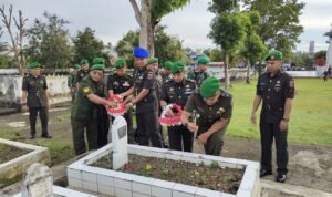 Peringati Hari Juang TNI AD Ke-78, Kodim 1403 Palopo Ziarah ke TMP Salobulo