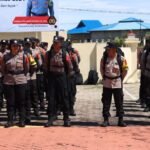 80 Personel BKO Polda Sulteng Siap Amankan TPS Pemilu 2024 di Morowali