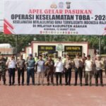 Bupati Asahan Pimpinan Apel Gelar Pasukan Operasi Keselamatan Toba 2024