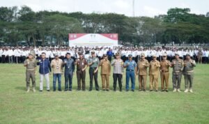 Bupati Asahan Kukuhkan Satlinmas Kabupaten Asahan