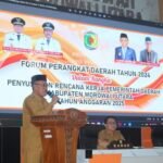 Buka Forum Perangkat Daerah Morut, Wabup Djira: Rencana Kerja Harus Menyentuh Masyarakat