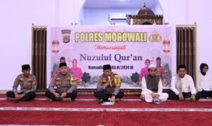 Polres Morowali Gelar Peringatan Nuzulul Quran Bersama Anak Yatim