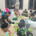 Kodim 1311 Morowali dan Masyarakat Makan Bersama Jelang Tadarusan di 10 Malam Akhir Ramadan
