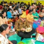 Bupati Delis dan Ketua PKK Morut Melantai di Acara Molimbu Bersama Masyarakat di Wawopada