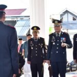 Kapolres Palopo Pimpin Upacara Penurunan Bendera HUT RI ke-79