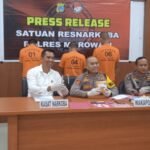 Polres Morowali Sita Ratusan Gram Sabu, 3 Pelaku Diancam Hukuman Seumur Hidup