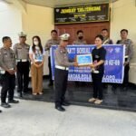 HUT Lalu Lintas Bhayangkara ke-69, Polres Palopo Gelar Baksos