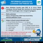 Ada Koneksi Pipa Air Baku Perumda TM Palopo, Ini Wilayah yang Terdampak