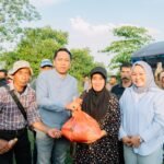 Penuhi Kebutuhan Pokok Warga Bahodopi, Pasangan Kuswandi-Syahnil Gelar Pasar Murah