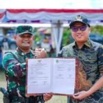 Dibuka Resmi Bupati Morut, TNI Kerjakan Jalan Uempanapa-Lemowalia Melalui Program TMMD