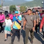 Jelang HUT ke-79 TNI, Kapolres Palopo Ikuti Rangkaian Acara Jalan Santai dan Senam Bersama