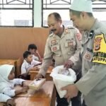Antusias Siswa SDN 59 Siguntu Terima Makan Bergizi Gratis dari Polres Palopo