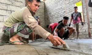 Satgas TMMD Kodim 1311/Morowali Wujudkan Harapan Warga Melalui Pembangunan RTLH