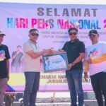 Jurnalis Morowali Meriahkan HPN 2025 dengan Jalan Santai dan Santunan Anak Yatim