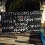 Spanduk Saatnya Memilih Pemimpin yang Benar Beredar di Palopo Pasca Putusan MK