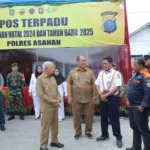 Tinjau Pos Nataru 2024 Bersama Forkopimda, Bupati Asahan Pastikan Arus Mudik Berjalan Lancar