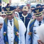 Ribuan Warga Antusias Sambut Bupati dan Wabup Luwu