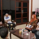 Kepala Dinas Kominfo Kabupaten Asahan Dampingi Bupati Sambut Audensi Lazismu Kabupaten Asahan