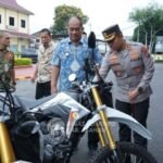 Pemkab Asahan Serahkan Bantuan Hibah 4 Unit Sepeda Motor kepada Polres Asahan