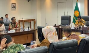 Bupati Luwu Hadiri Rapat Koordinasi Bersama Menteri Pertanian Bahas Perbaikan Irigasi dan Pengembangan Kakao