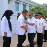 Apel Usai Libur Lebaran, Bupati Lutim Tekankan Disiplin dan Semangat Baru ASN