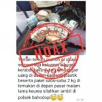 Heboh Foto Uang dan Sabu di Morowali, Polisi Pastikan Hoaks