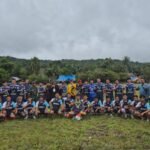 Ketua PSSI Luwu Utara Buka Turnamen Sepakbola di HUT Pemuda GKST Rampi Lewat Tendangan Perdana