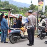 Satlantas Polres Palopo Gelar Operasi Patuh Pallawa 2025, 10 Pengendara Ditilang