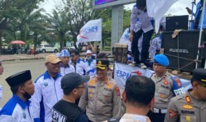 Kapolres Morowali Kawal Aksi Buruh Tuntut Kenaikan Upah 2026