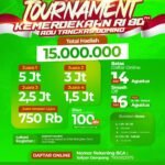 Turnamen Adu Tangkas Domino Meriahkan Perayaan Kemerdekaan RI ke-80 di Palopo, Total Hadiah Rp 15 Juta