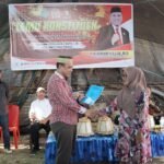 Bangkitkan Jiwa Nasionalisme Warga, Sarkawi Hamid Awali Reses dengan Lagu Indonesia Raya