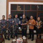 Terima Audiensi Danlanal TBA, Bupati Apresiasi Jajaran TNI – AL Jaga Keamanan Wilayah Perairan dan Pesisir Laut Asahan