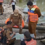 Wakil Bupati Bersama BWSS I dan Perum Jasa Tirta I Tinjau Perbaikan Tanggul Sungai Asahan di Desa Teluk Dalam