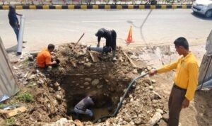 Kebocoran Pipa Layanan Wara Timur, Distribusi Air Sejumlah Wilayah Palopo Terganggu