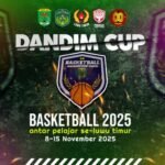 19 Tim Berlaga di Turnamen Basketball Dandim Cup 2025