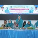 Staf Ahli Tim Penggerak PKK Kabupaten Asahan Lakukan Evaluasi Lomba UP2K di Desa Bunut Sebrang