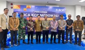 Bupati Morowali Resmikan Kantor Cabang Pembantu BCA di Bahodopi